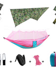 Helvano | Camping-Hängematte für 2 Personen mit Moskitonetz