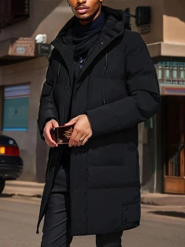 Helvano | Warme Winterjacke für Herren in Schwarz