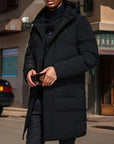 Helvano | Warme Winterjacke für Herren in Schwarz