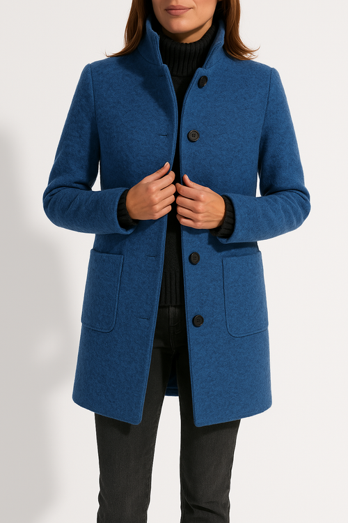 Helvano | Moderner Wollmantel für Damen