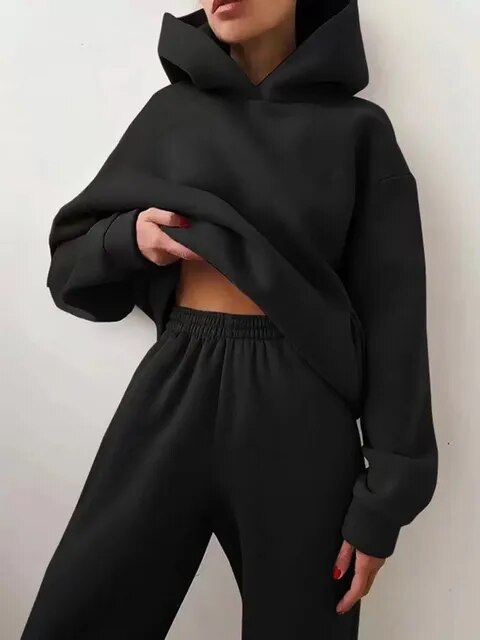 Helvano | Hoodie &amp; Jogginghose Set für Damen
