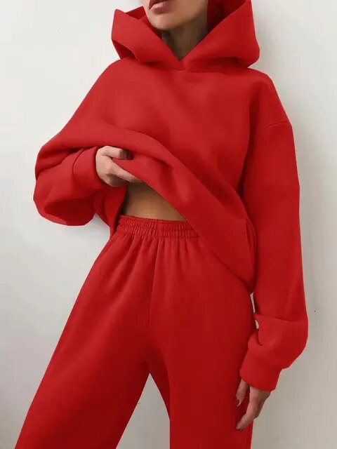Helvano | Hoodie &amp; Jogginghose Set für Damen