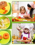 Helvano | Kinder-Küchenutensilien Set aus Holz