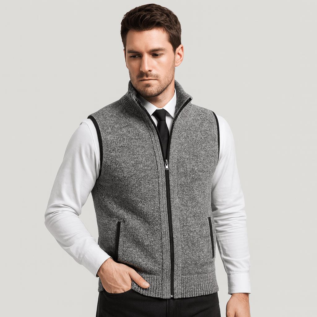 Helvano | Strickweste mit Fleecefutter für Herren