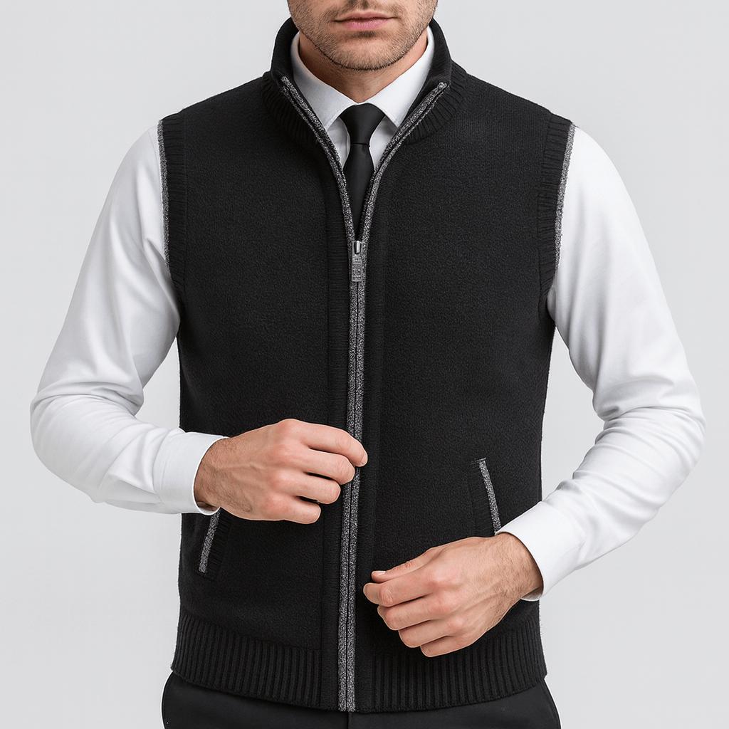 Helvano | Strickweste mit Fleecefutter für Herren