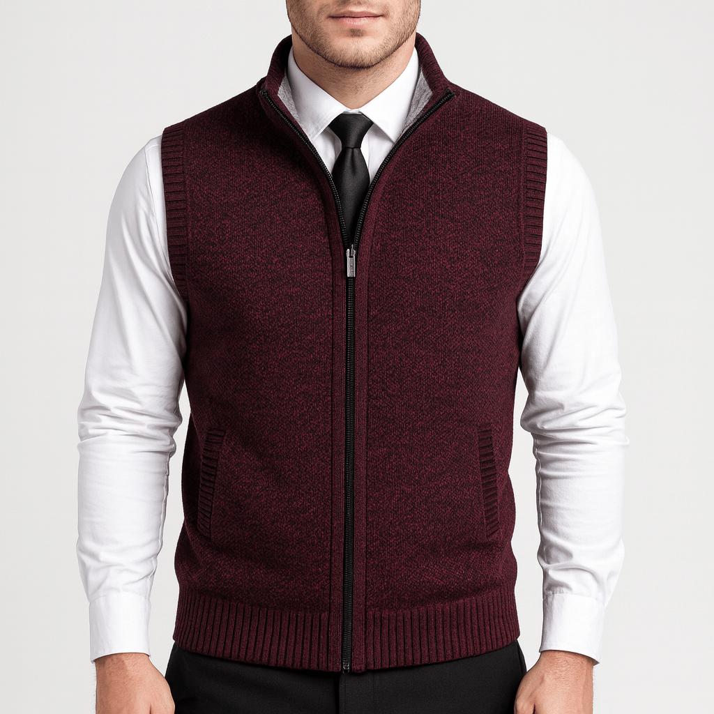 Helvano | Strickweste mit Fleecefutter für Herren