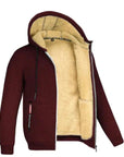 Helvano | Herren Sherpa-Strickjacke