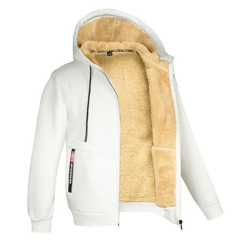 Helvano | Herren Sherpa-Strickjacke