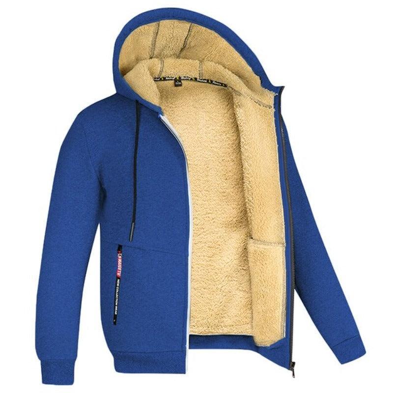 Helvano | Herren Sherpa-Strickjacke