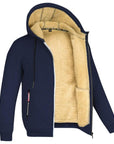 Helvano | Herren Sherpa-Strickjacke