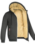 Helvano | Herren Sherpa-Strickjacke