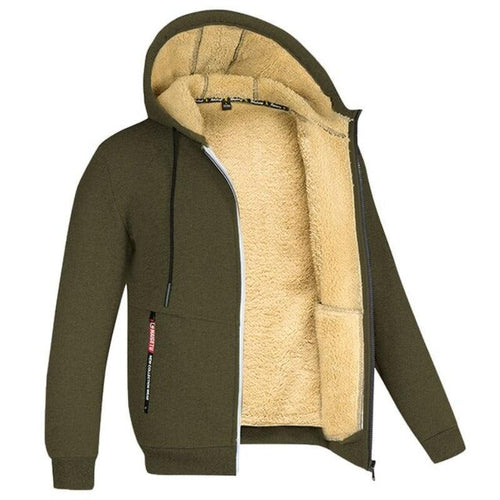 Helvano | Herren Sherpa-Strickjacke