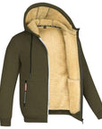 Helvano | Herren Sherpa-Strickjacke