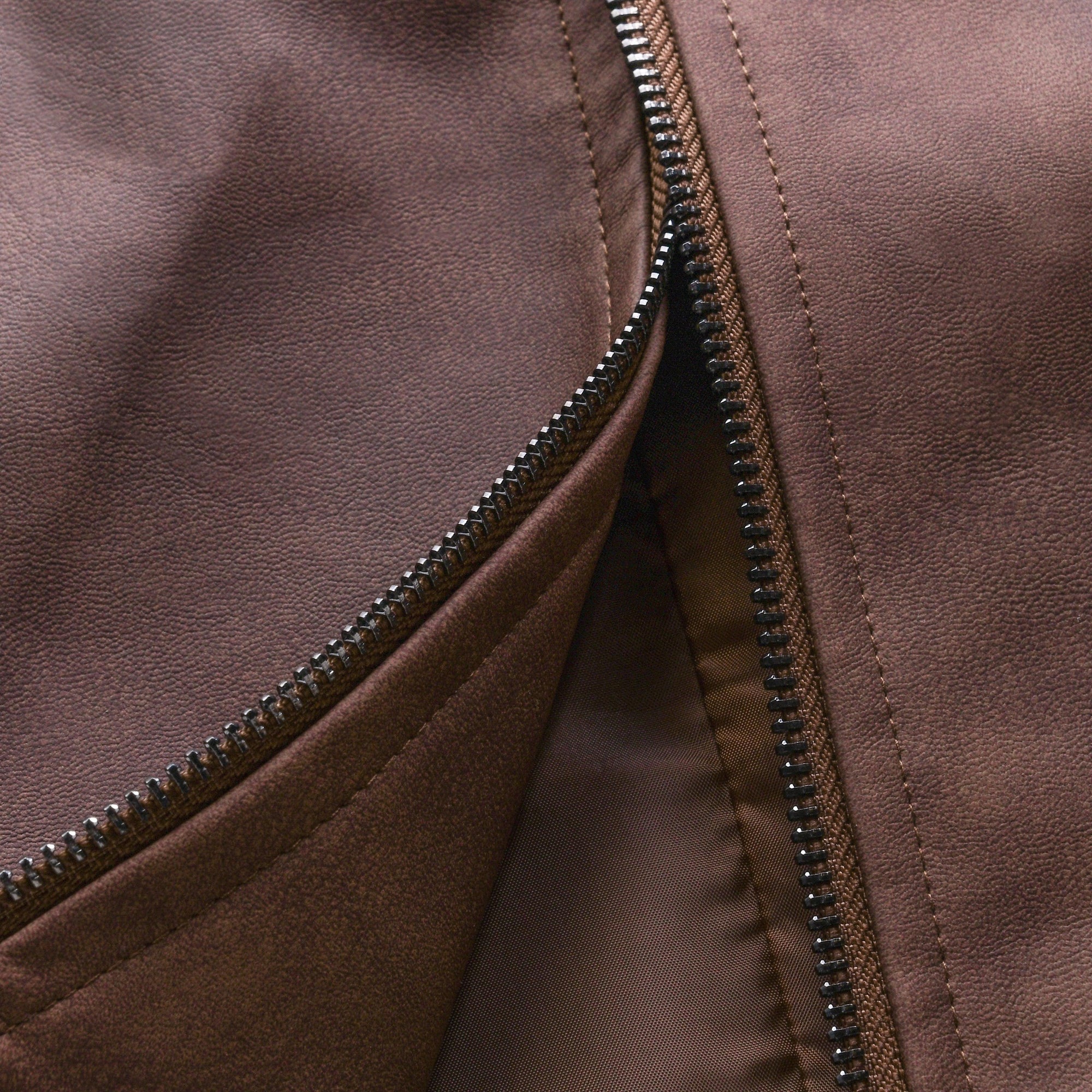 Helvano | Herren Lederjacke mit Reissverschluss