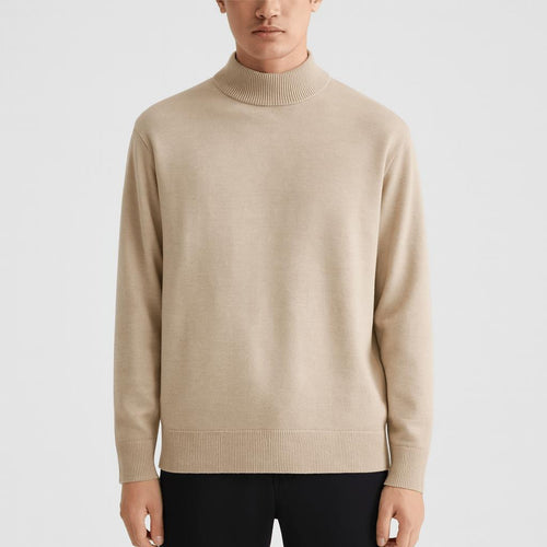 Helvano | Klassischer Rollkragenpullover aus Wolle für Herren