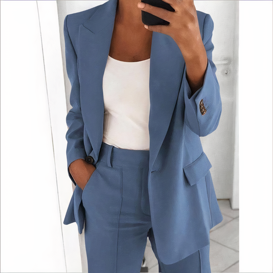 Helvano | Blazer-Set für Damen – Jacke und Hose