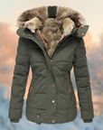 Helvano | Gepolsterte Winterjacke mit Plüschfutter für Damen