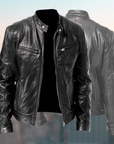 Helvano | Lederjacke für Herren in Schwarz