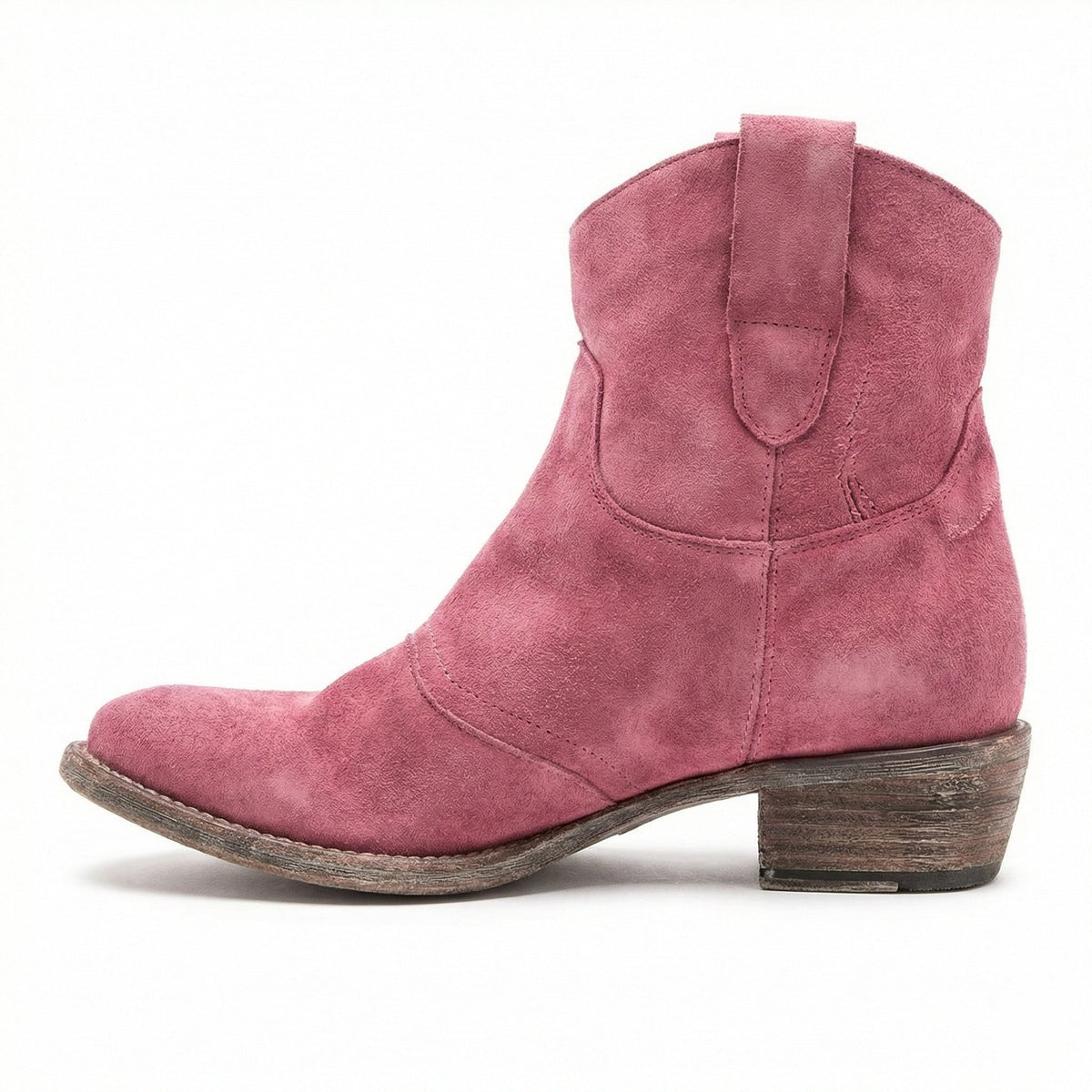 Helvano | Kurze Cowboystiefel für Damen aus Wildleder
