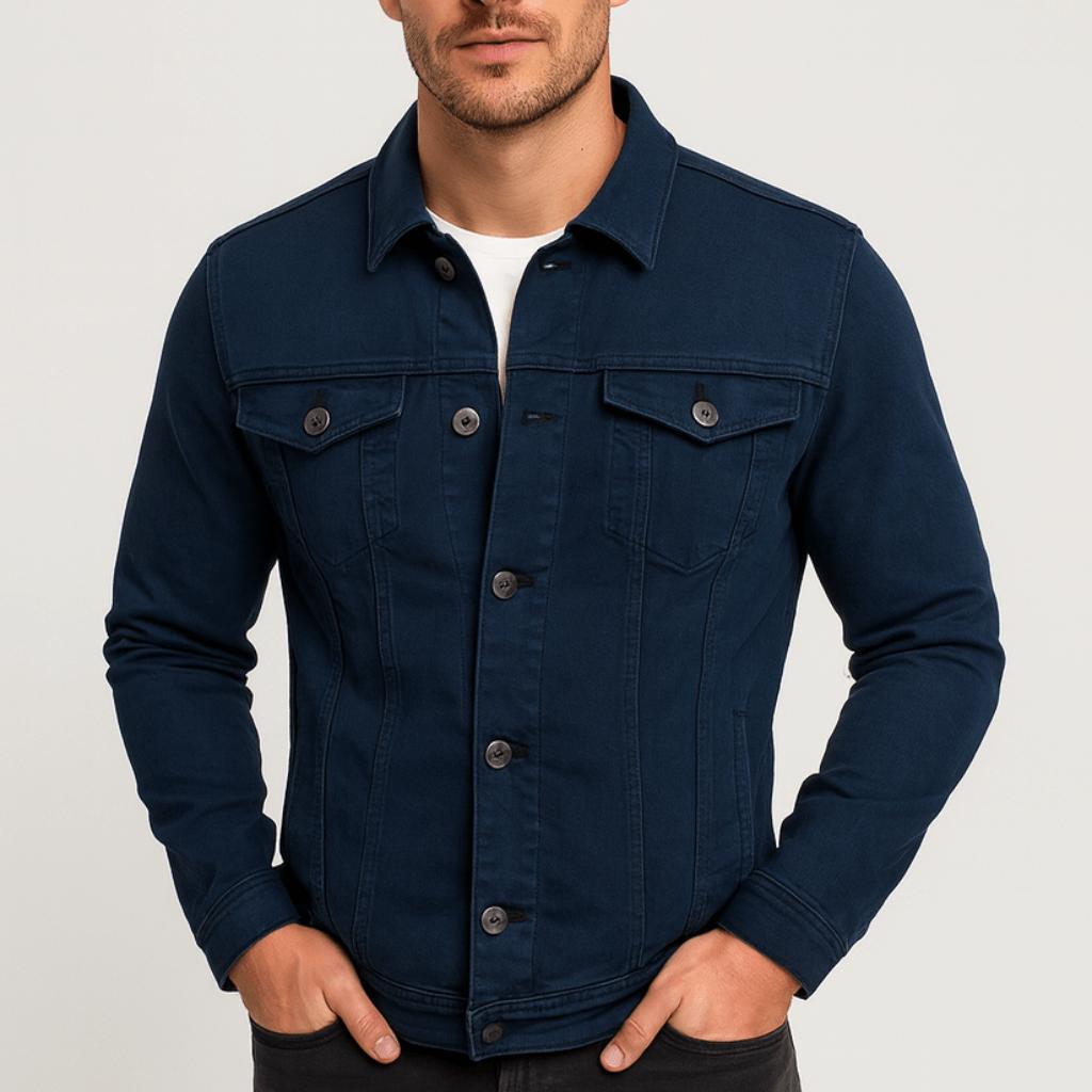 Helvano | Jacke mit Knopfverschluss für Herren in Grün