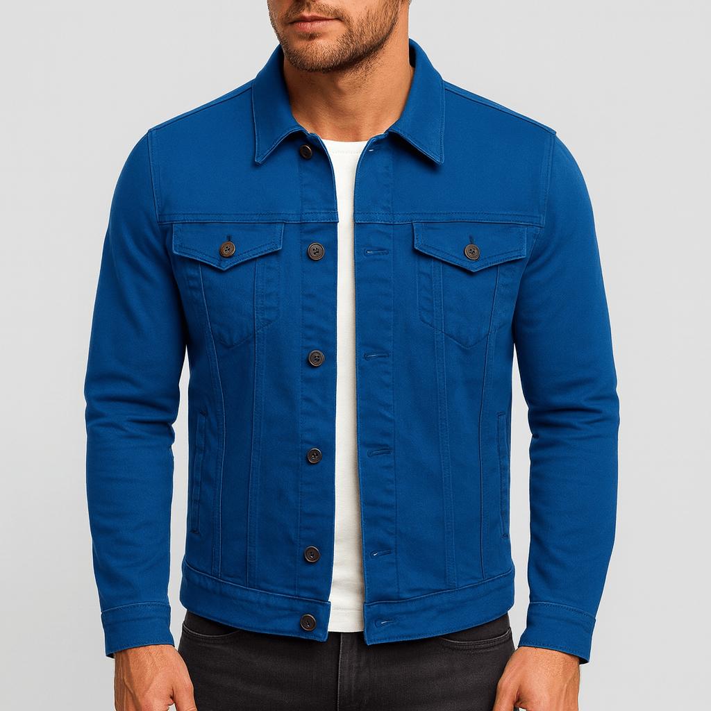 Helvano | Jacke mit Knopfverschluss für Herren in Grün