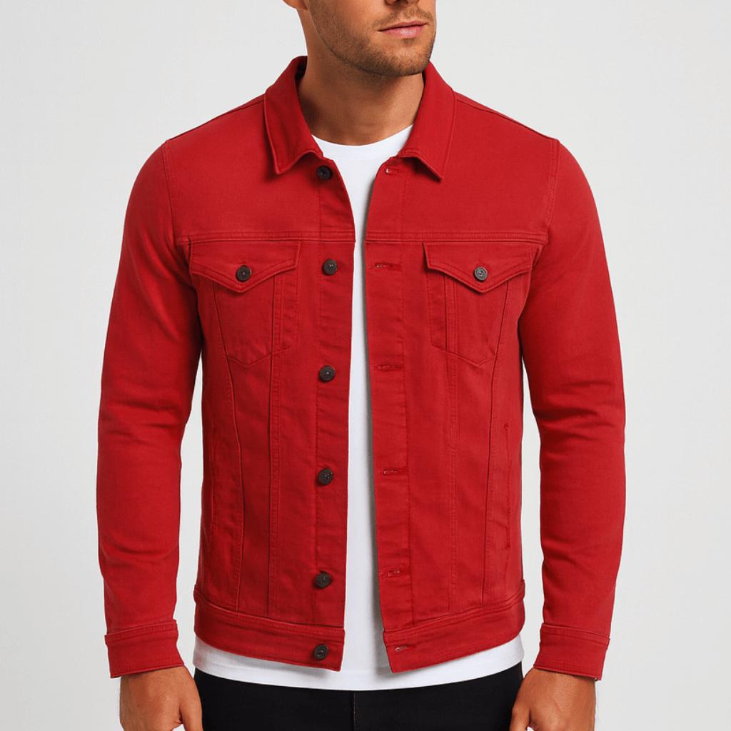 Helvano | Jacke mit Knopfverschluss für Herren in Grün