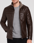 Helvano | Herren Lederjacke im Westernstil