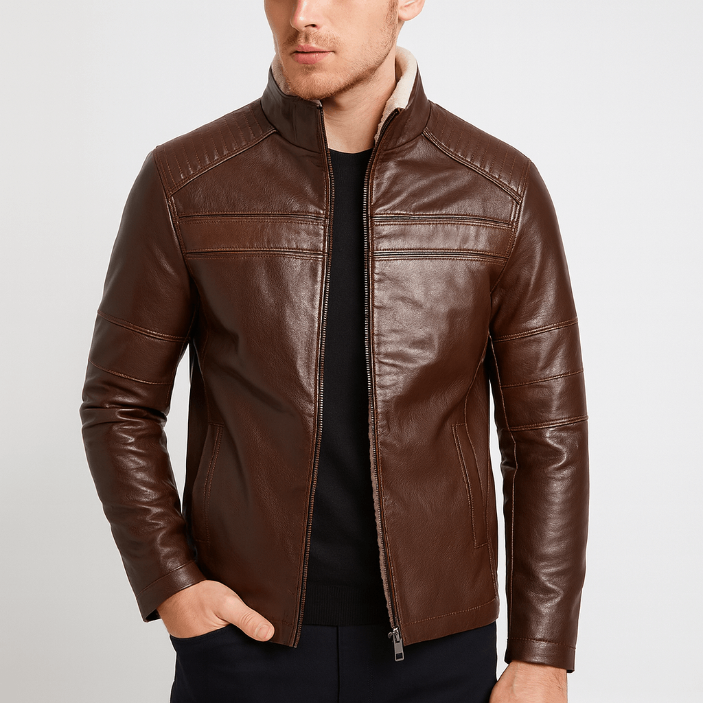 Helvano | Herren Lederjacke im Westernstil