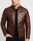Helvano | Herren Lederjacke im Westernstil