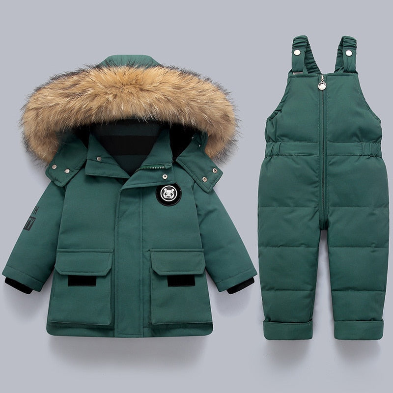 Helvano | Kindermantel mit Overall im Set