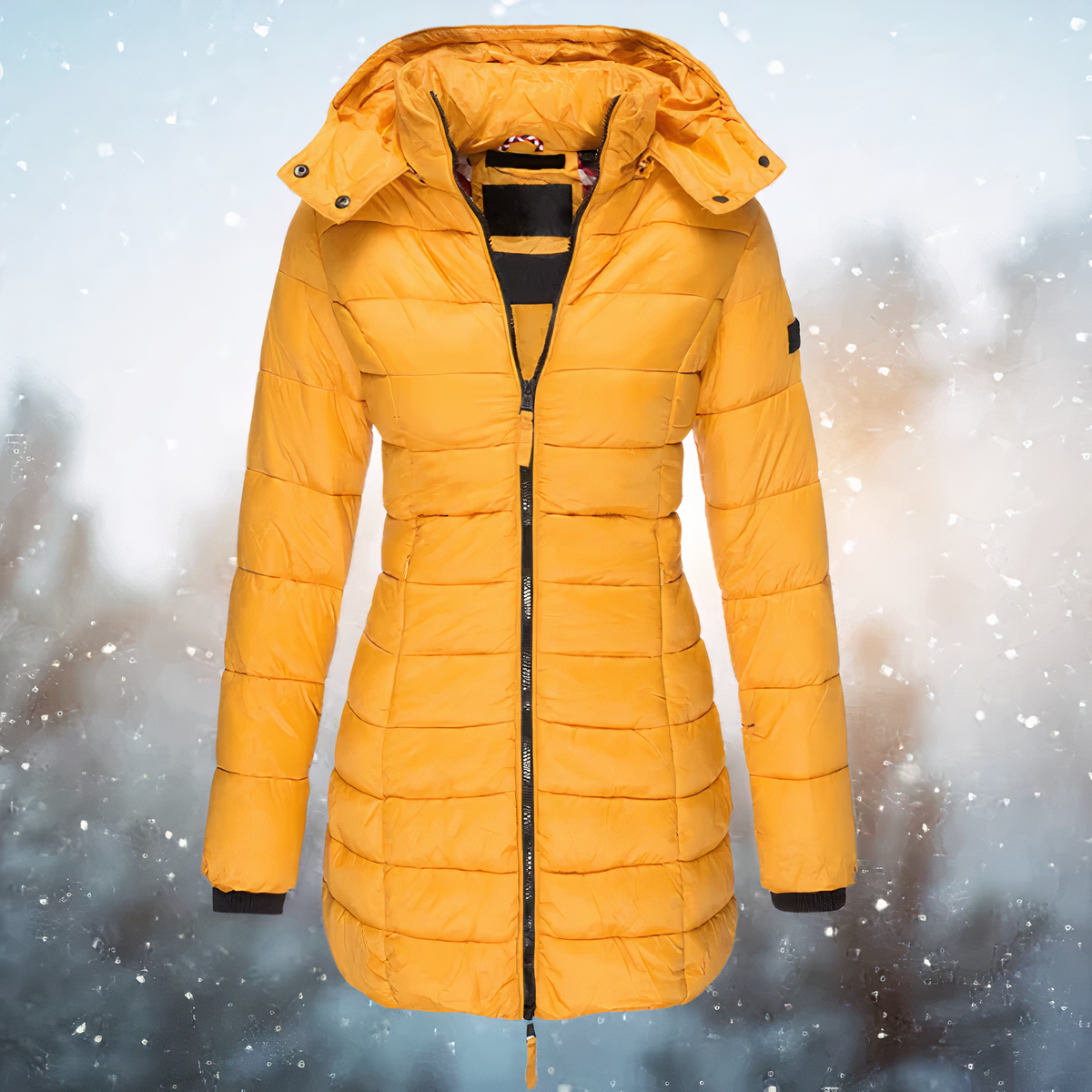 Helvano | Schmal geschnittener Wintermantel für Damen