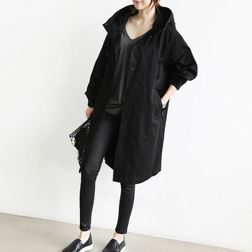 Helvano | Langer Trenchcoat für Damen