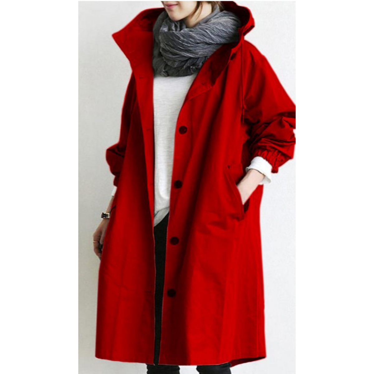Helvano | Langer Trenchcoat für Damen
