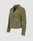 Helvano | Wildleder-Bikerjacke für Damen