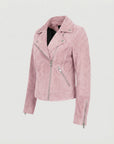 Helvano | Wildleder-Bikerjacke für Damen