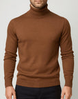 Helvano | Leichter Baumwoll-Rollkragenpullover für Herren