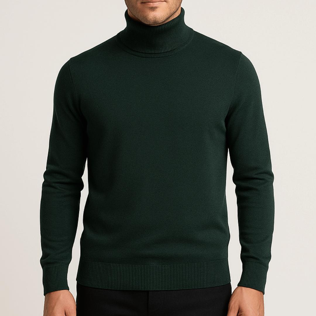 Helvano | Leichter Baumwoll-Rollkragenpullover für Herren