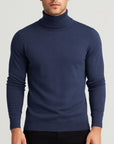 Helvano | Leichter Baumwoll-Rollkragenpullover für Herren