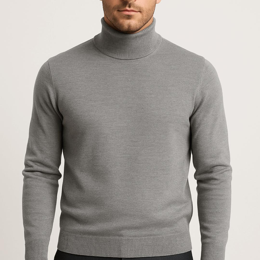 Helvano | Leichter Baumwoll-Rollkragenpullover für Herren
