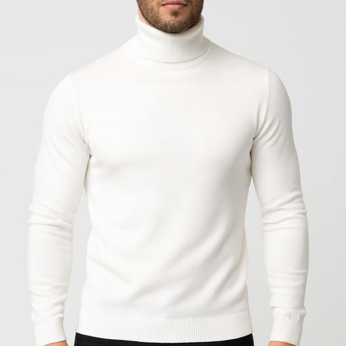 Helvano | Leichter Baumwoll-Rollkragenpullover für Herren