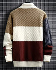 Helvano | Leichter Rollkragenpullover mit Patches für Herren