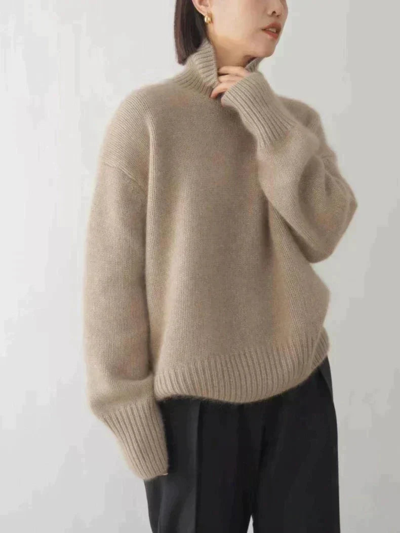 Helvano | Damen Strickpullover in Beige