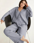 Helvano | Loungewear-Set aus Baumwolle für Damen