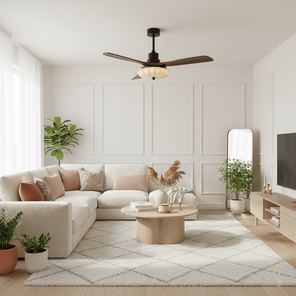 Helvano | Deckenventilator mit Licht und Fernbedienung