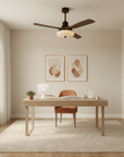 Helvano | Deckenventilator mit Licht und Fernbedienung