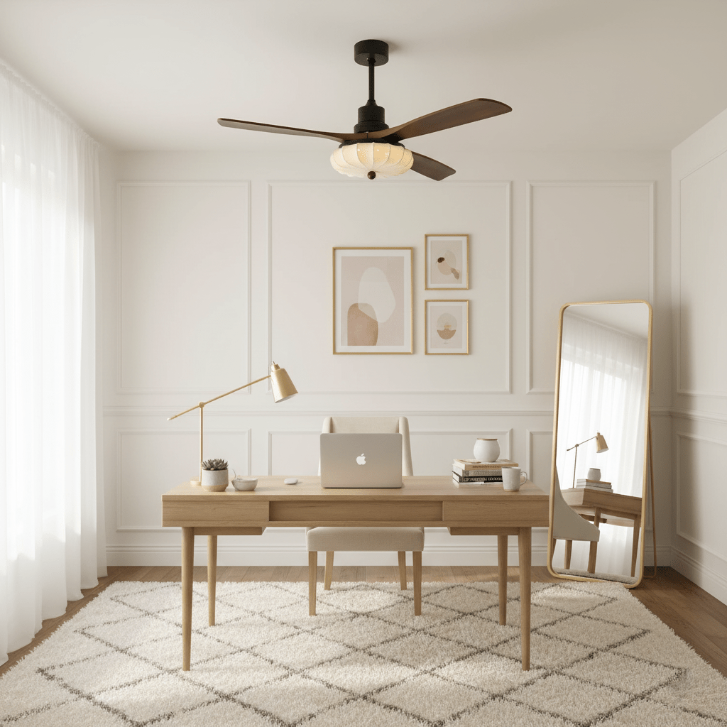 Helvano | Deckenventilator mit Licht und Fernbedienung