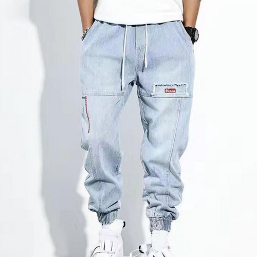 Helvano | Lockere Jeans-Jogger mit Bündchen für Herren
