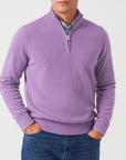 Helvano | Lockerer Herren-Strickpullover mit Reissverschluss