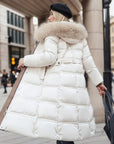 Helvano | Tailliertes Winterkleid für Damen mit langen Ärmeln