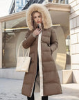 Helvano | Tailliertes Winterkleid für Damen mit langen Ärmeln